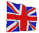 Animated UK flag.
